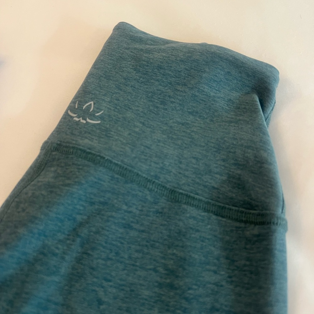 Beyond Yoga Blue Leggings High-Rise Soft Fabric